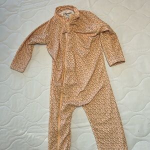Stonz Polka Dot Baby Onesie - Peach and Green